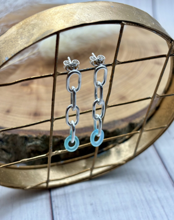 Ohrstecker silber - Achat paraiba