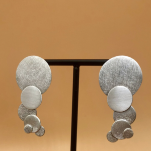 Ohrstecker silber - mehrere Scheiben