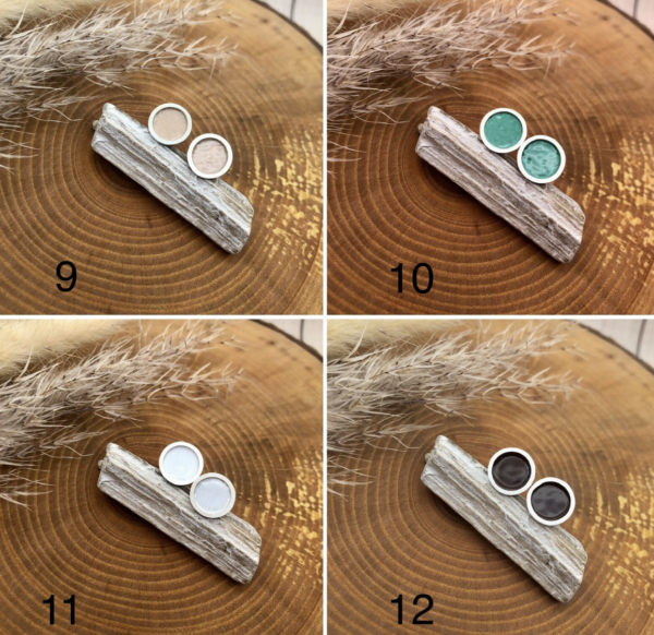 Ohrstecker silber - Emaille – Bild 7