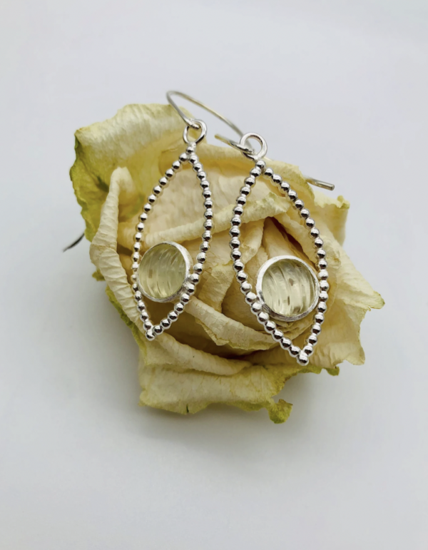 Ohrhaken silber - Citrin – Bild 3