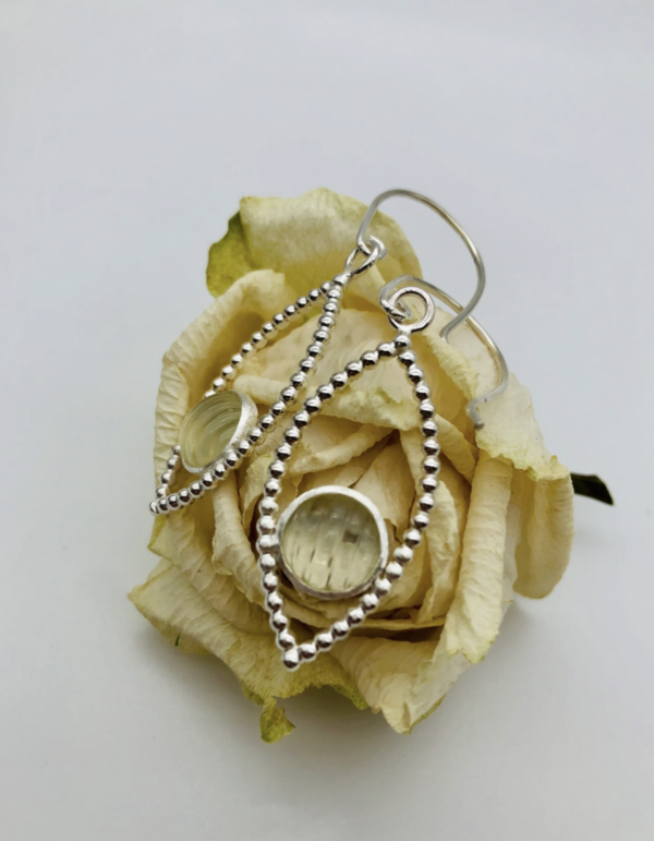 Ohrhaken silber - Citrin – Bild 5