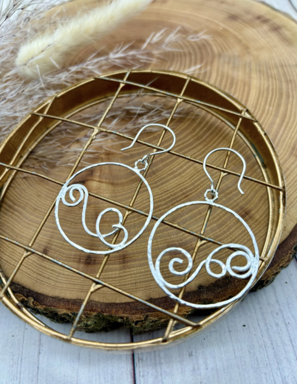 Ohrhaken silber - Boho – Bild 2