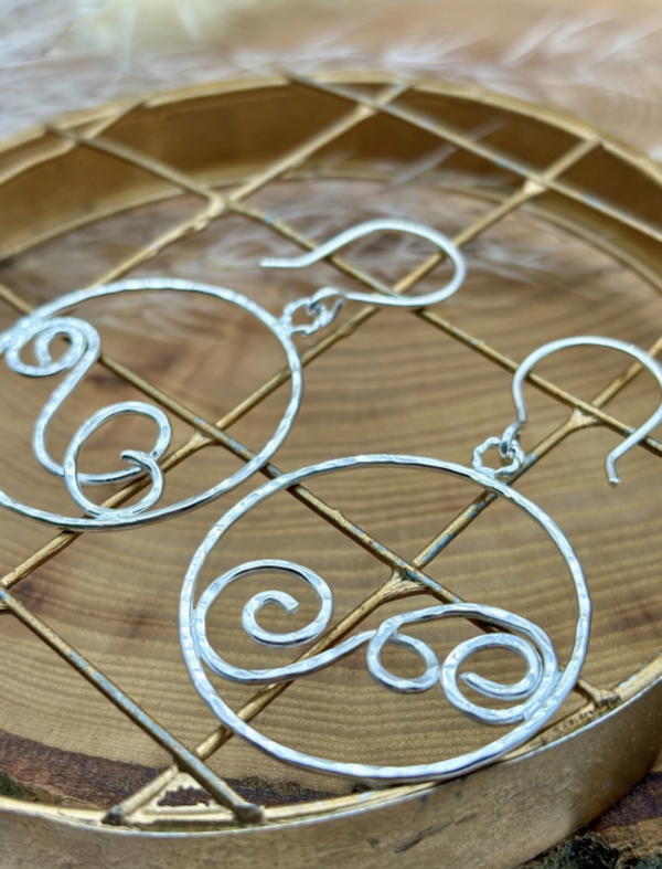 Ohrhaken silber - Boho – Bild 3