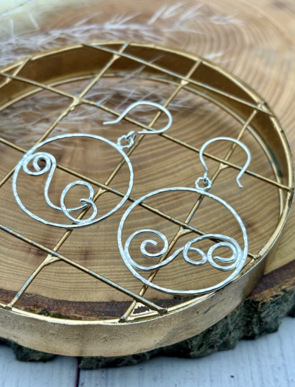 Ohrhaken silber - Boho – Bild 5