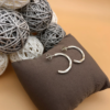 Creole silber - gebogen – Bild 3