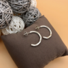 Creole silber - gebogen – Bild 5