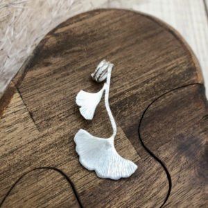 Kettenanhänger Gingko silber