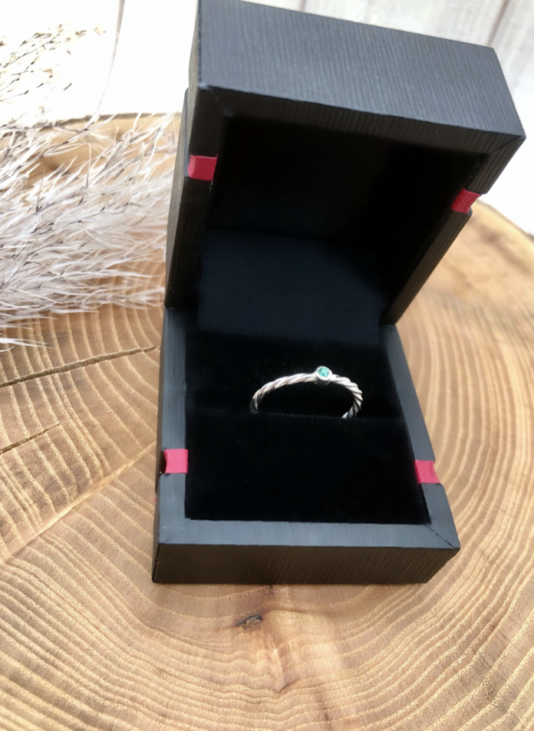 Verlobungsring smaragd – Bild 2