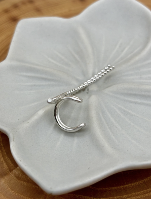 Ear Cuff - Perldraht – Bild 5
