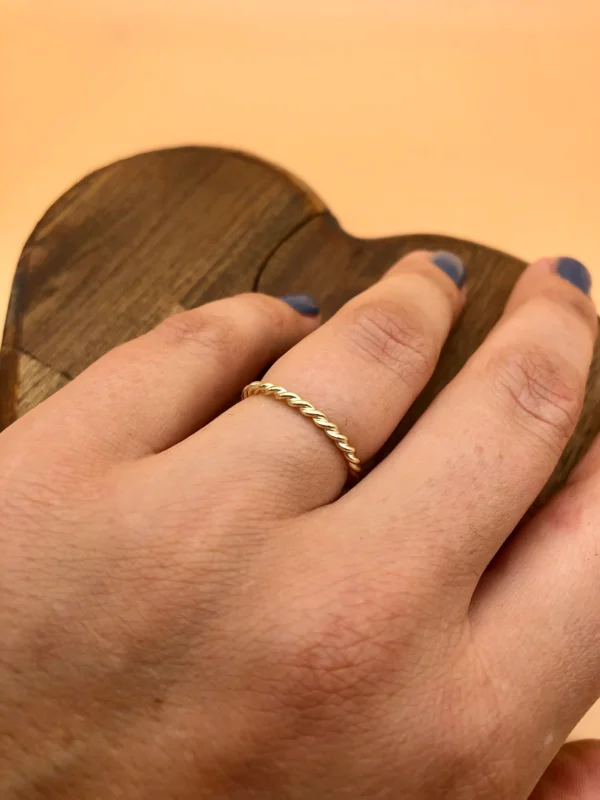 Ring gold - Kordel – Bild 4