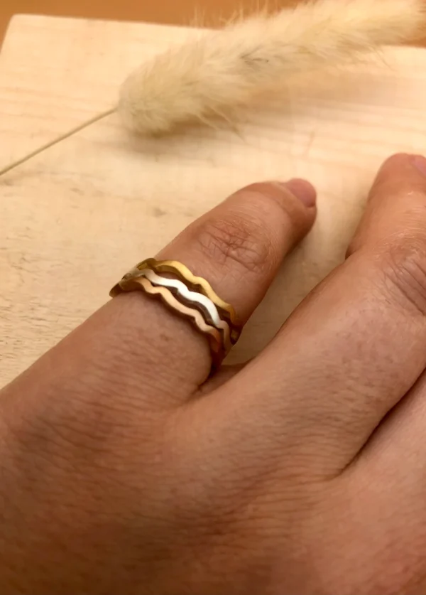 Ring - silber-rosegold-gold – Bild 3