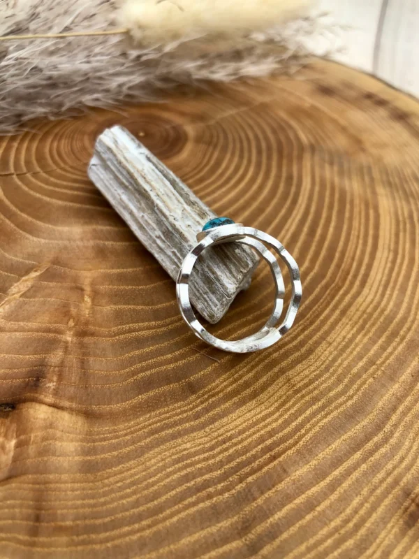 Ring silber - Türkis Größe 56 – Bild 3