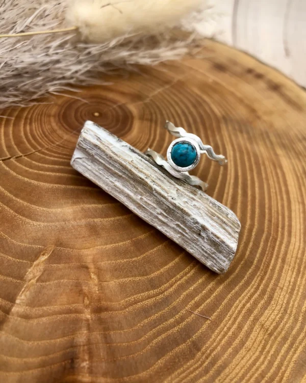 Ring silber - Türkis Größe 56 – Bild 5