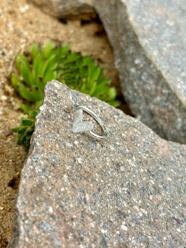 Ring silber -  eismatt – Bild 7