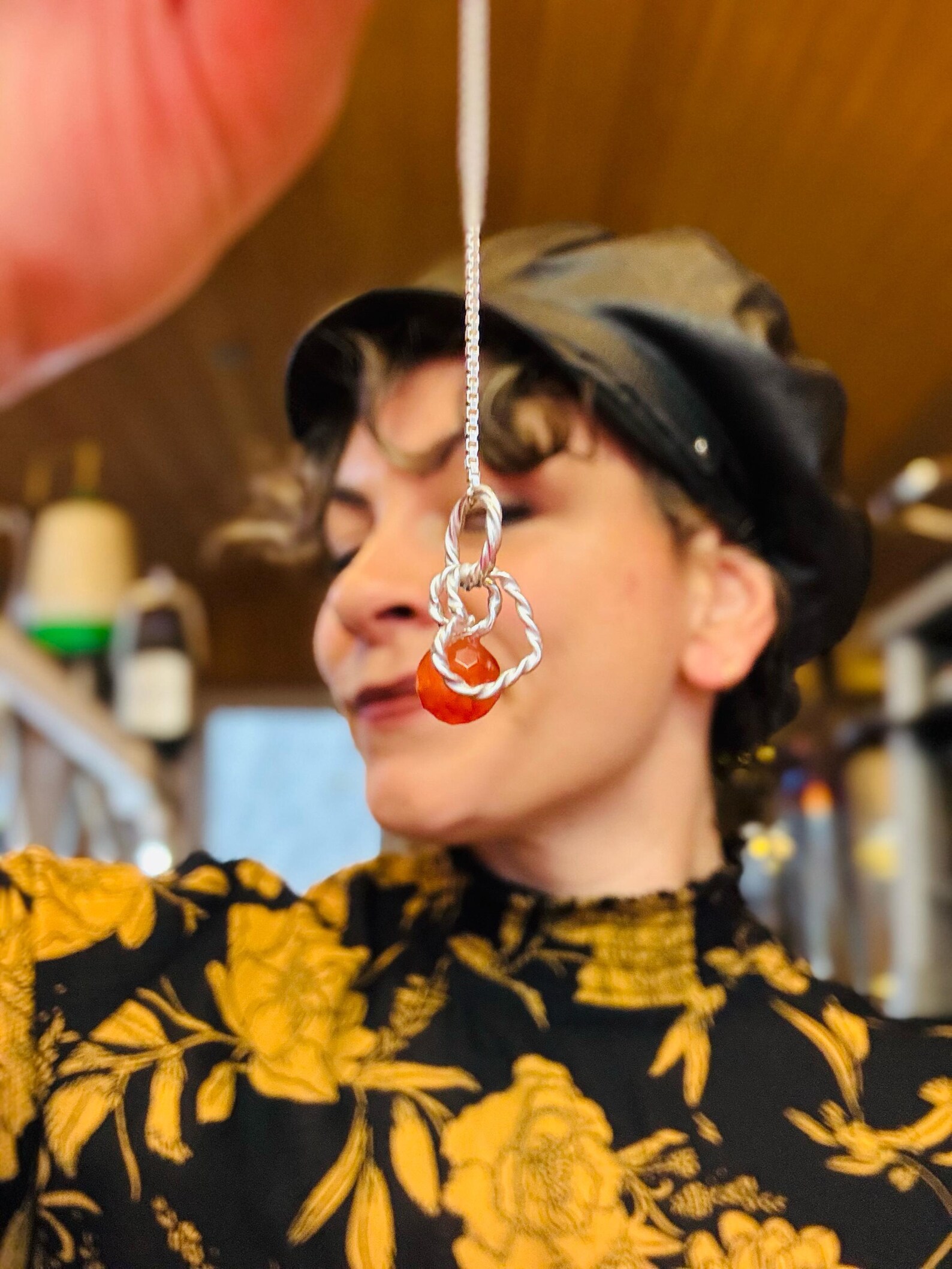 Einfädler - Herz Karneol – Bild 2