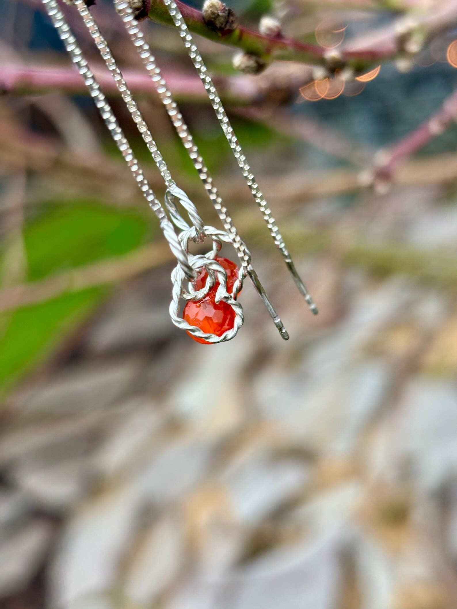 Einfädler - Herz Karneol – Bild 3