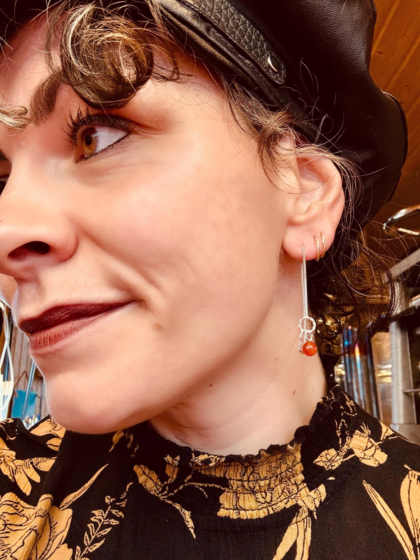 Einfädler - Herz Karneol – Bild 6