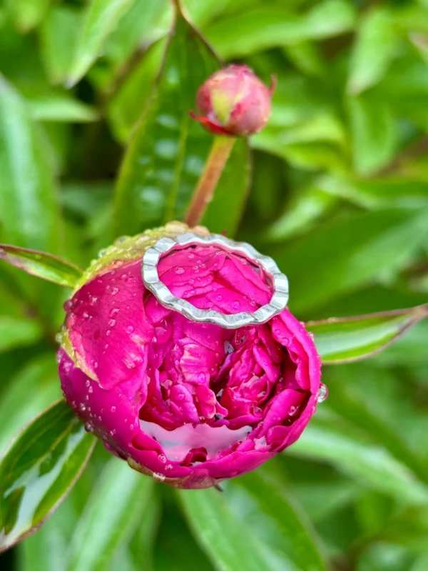 Ring silber - Welle – Bild 2