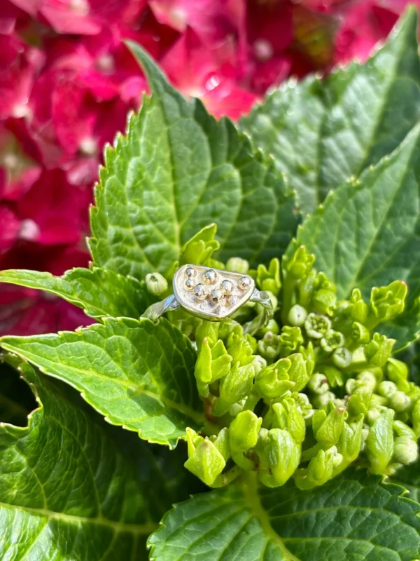 Ring silber - gelbgold Größe 56 – Bild 4